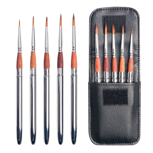 Jasart Watercolour Pocket Travel 5 Piece Brush Set