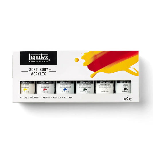 Liquitex 59ml Soft Body Acrylic Paints Set Of 6