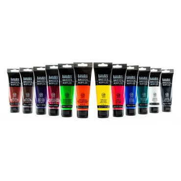 Liquitex Basics 118ml Acrylic Paints Set Of 12