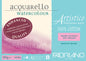 Fabriano Artistico Watercolour Enhanced 300gsm Hot Press 12 Sheet Pads