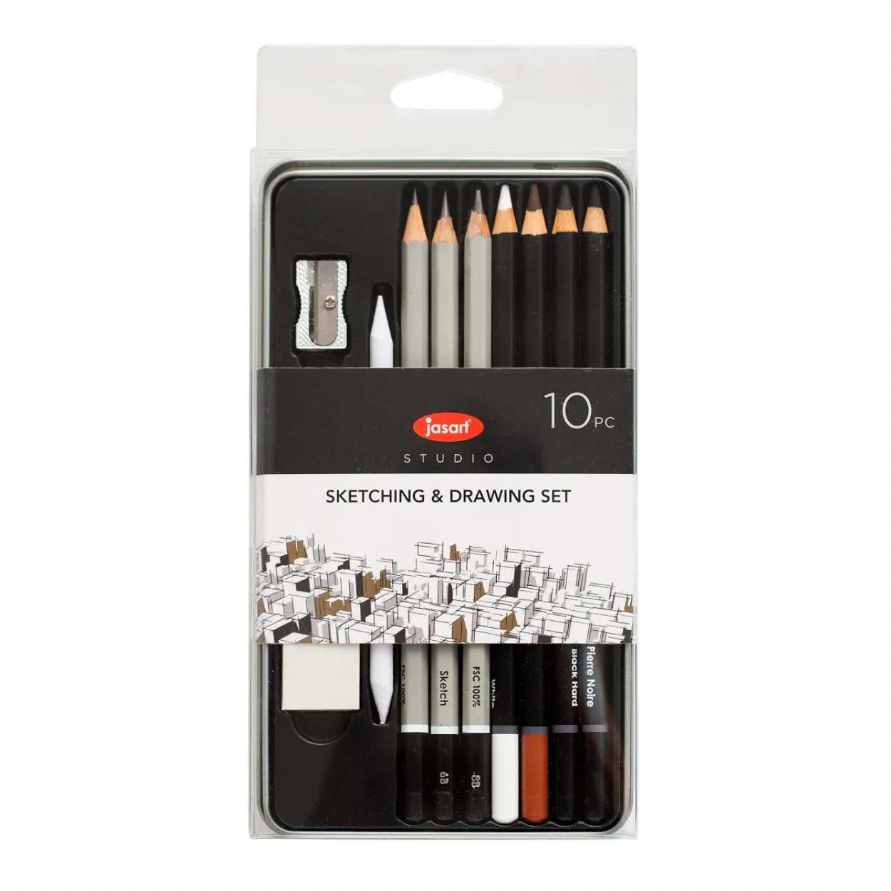Jasart Studio Sketching & Drawing Set of 10