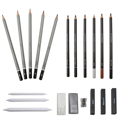 Jasart Studio Sketching & Drawing Set of 27