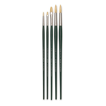 Winsor & Newton Winton Long Handle V1 Brushes Set Of 5