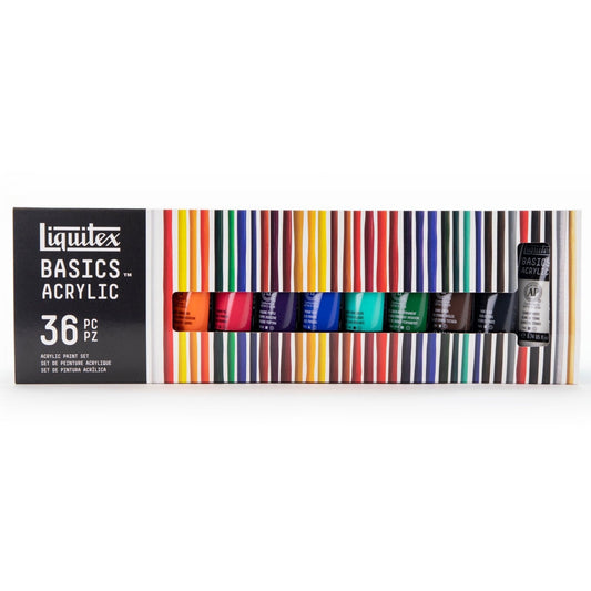 Liquitex Basics 22ml Acrylic Paints Set Of 36