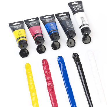 Liquitex Basics Acrylic Paints Set Of 4 X 75ml + 118ml