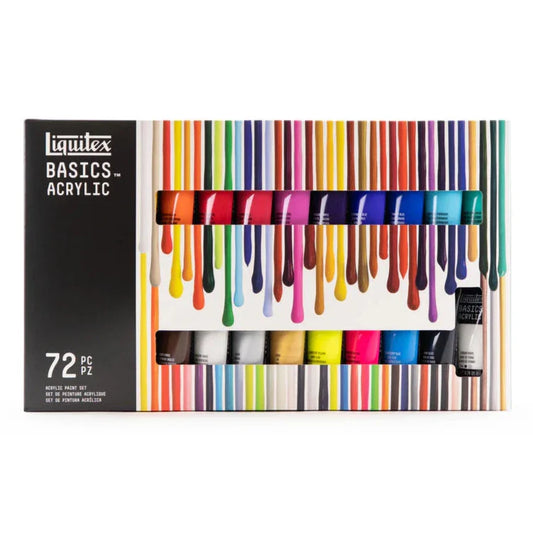 Liquitex Basics 22ml Acrylic Paints Set of 72