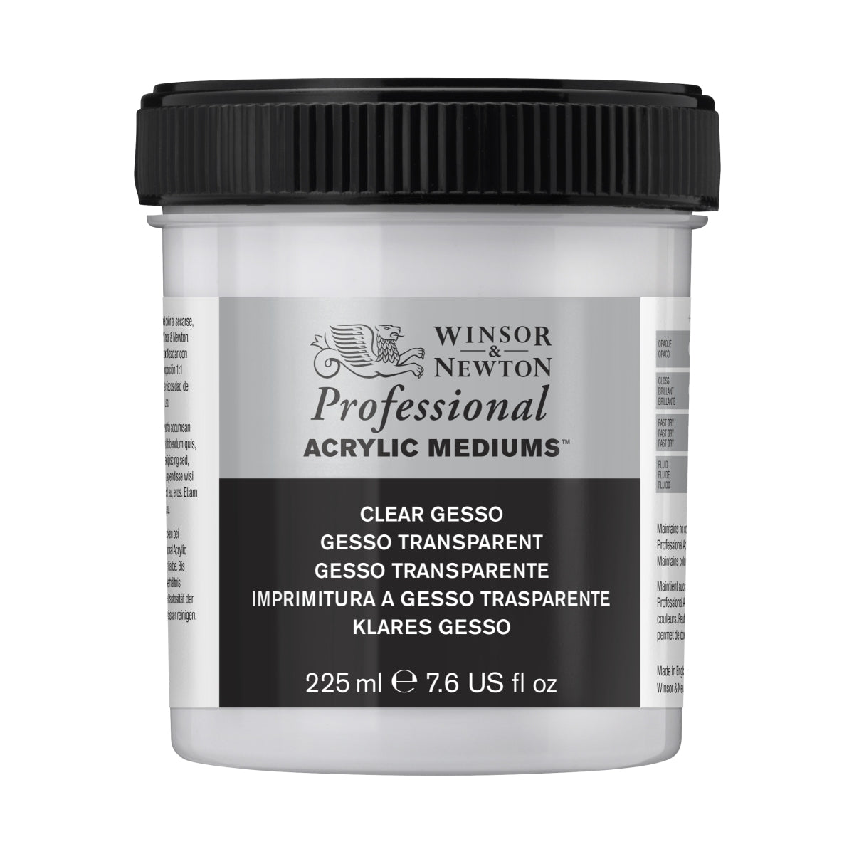 Winsor & Newton Professional Gesso Clear Acrylic Mediums