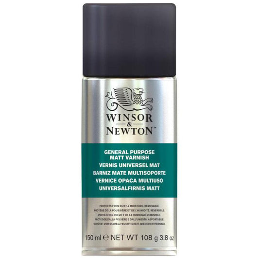 Winsor & Newton 150ml General Purpose Matt Varnish Aerosol