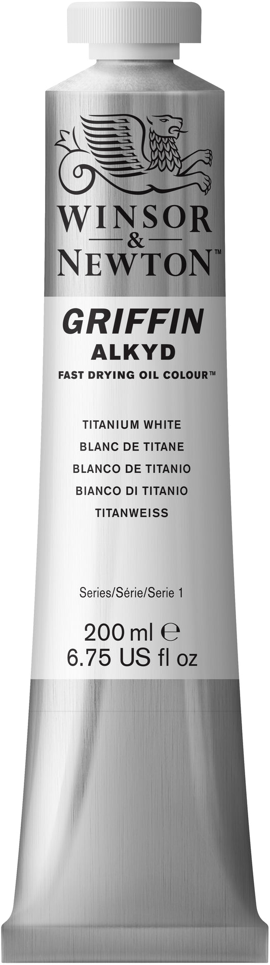 Winsor & Newton Griffin Alkyd Oil White 200ml Paint
