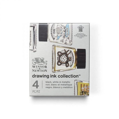 Winsor & Newton Metallic Drawing Inks Set Of 4