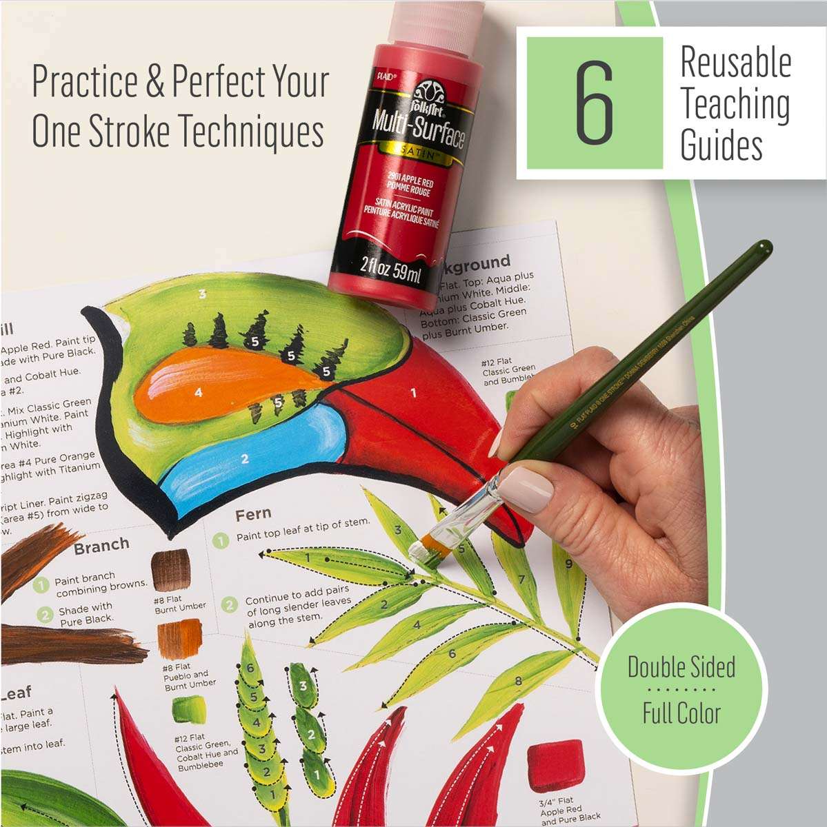 FolkArt One Stroke Let's Paint Live Kit