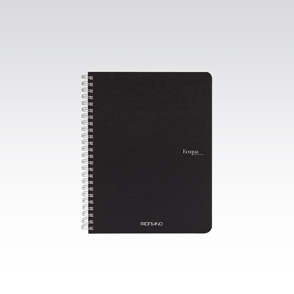 Fabriano Ecoqua Spiral 90gsm Graph 5mm A5 Notebooks