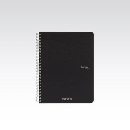 Fabriano Ecoqua Spiral 90gsm Graph 5mm A5 Notebooks