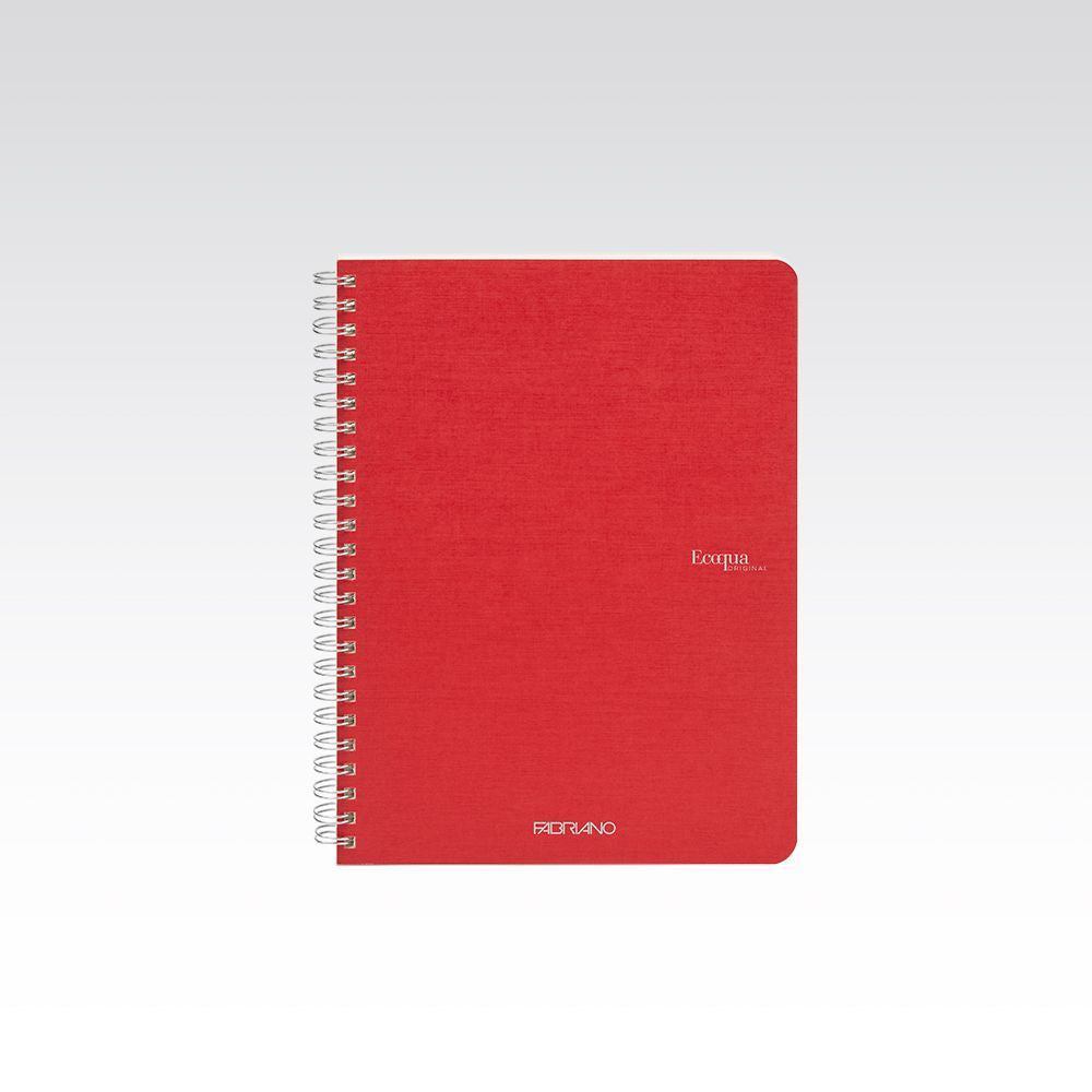 Fabriano Ecoqua Spiral 90gsm Graph 5mm A5 Notebooks