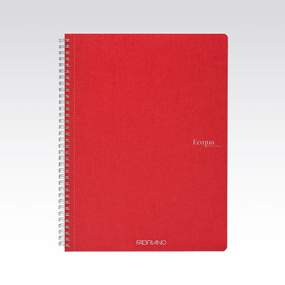 Fabriano Ecoqua Spiral 90gsm Graph 5mm A4 Notebooks