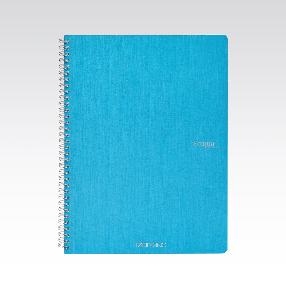 Fabriano Ecoqua Spiral 90gsm Graph 5mm A4 Notebooks