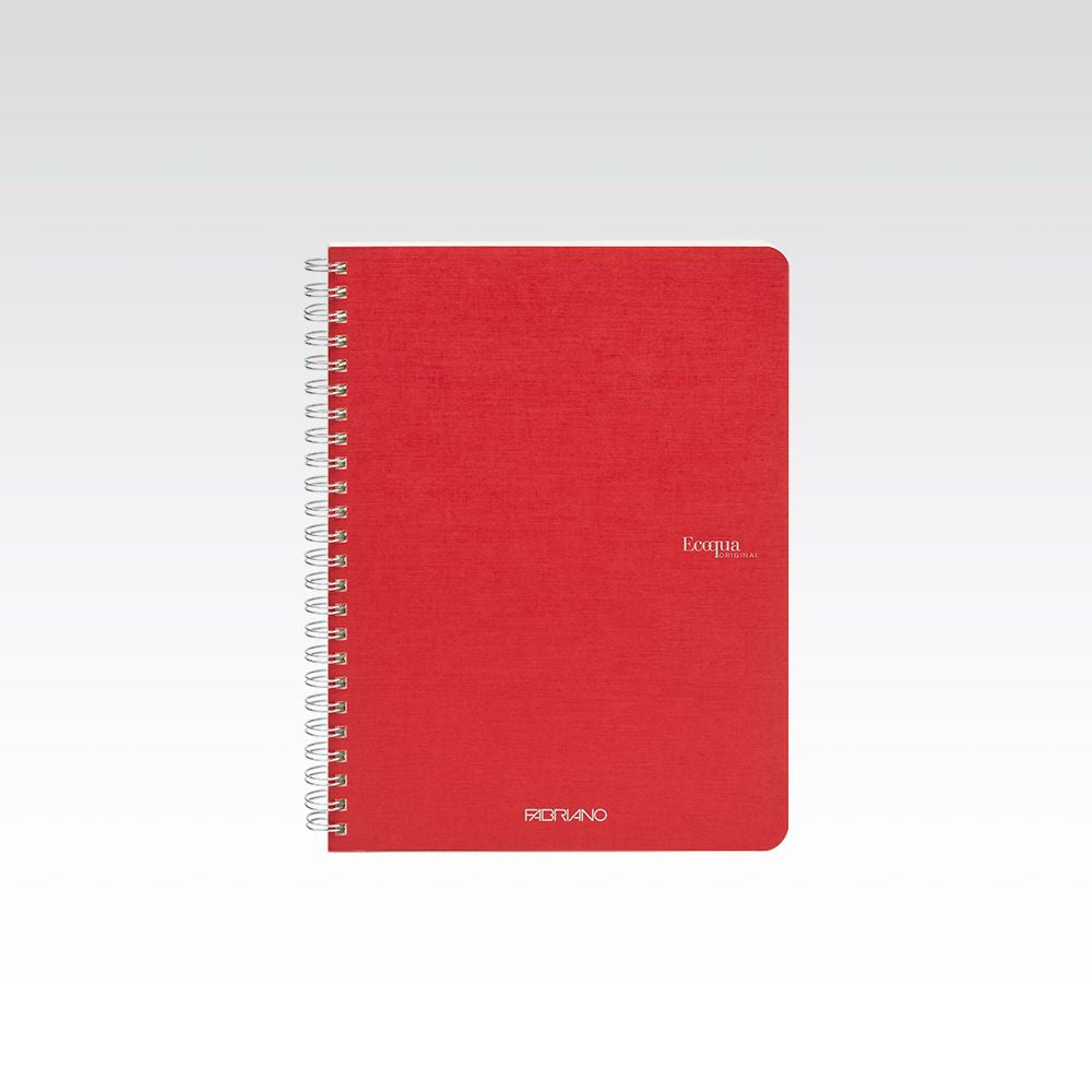 Fabriano Ecoqua Spiral 90gsm Lined A5 Notebooks
