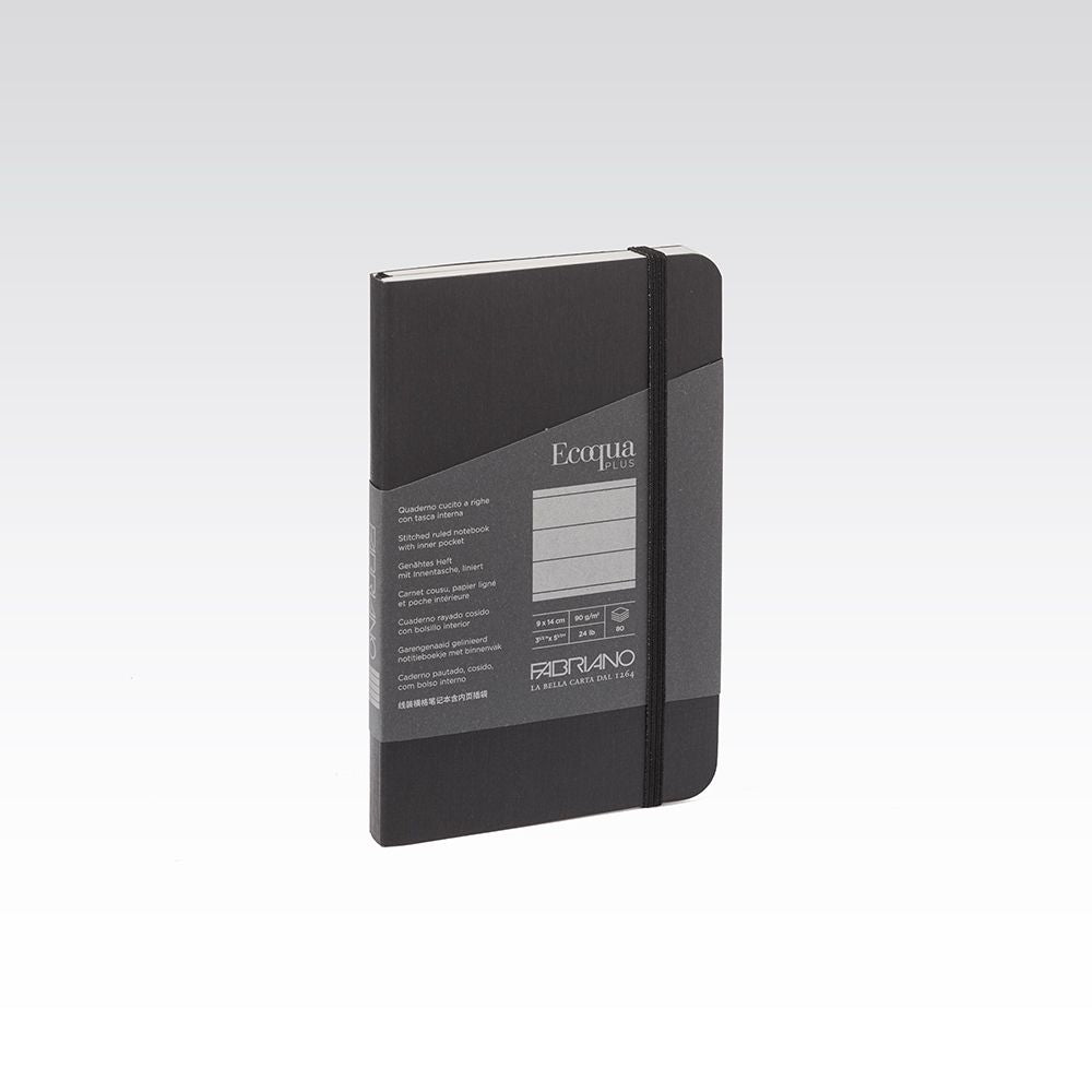 Fabriano Ecoqua Plus Stitch 90gsm Lined 9x14cm Notebooks