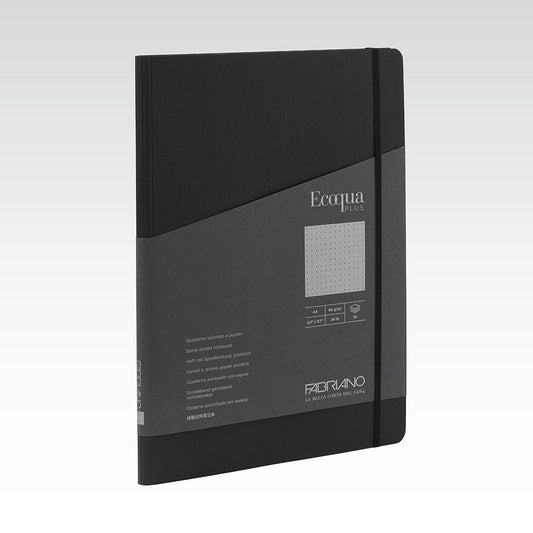 Fabriano Ecoqua Plus Hidden Spiral 90gsm Dots A4 Notebooks