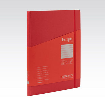Fabriano Ecoqua Plus Hidden Spiral 90gsm Lined A4 Notebooks
