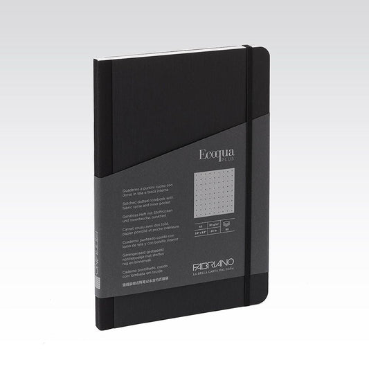 Fabriano Ecoqua Plus Fabric 90gsm Dots A5 Notebooks