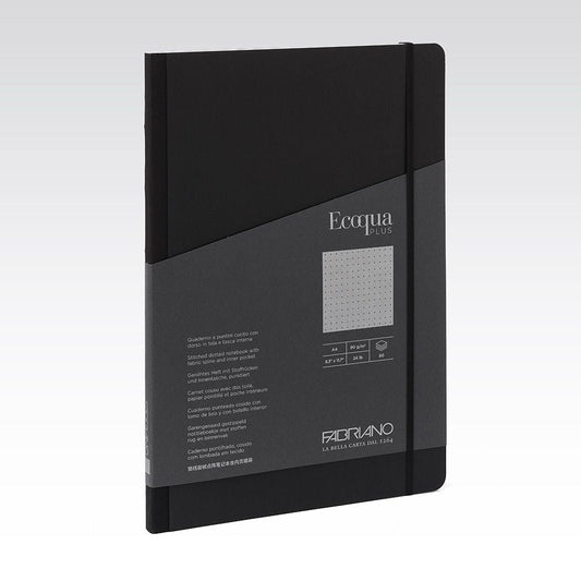 Fabriano Ecoqua Plus Fabric 90gsm Dots A4 Notebooks