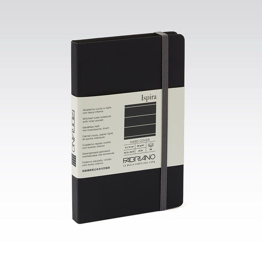 Fabriano Ispira Hard Cover 85gsm Lined 9x14cm Notebooks