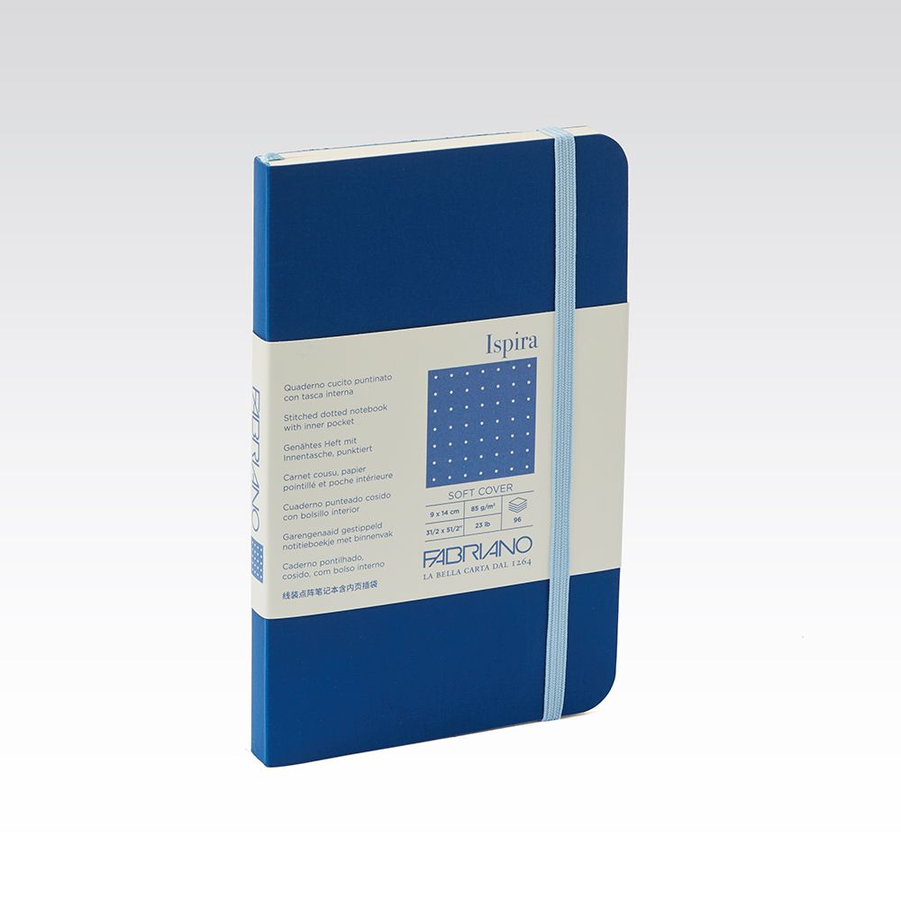 Fabriano Ispira Soft Cover 85gsm Dots 9x14cm Notebooks