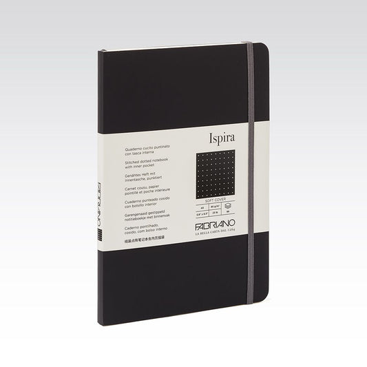 Fabriano Ispira Soft Cover 85gsm Dots A5 Notebooks