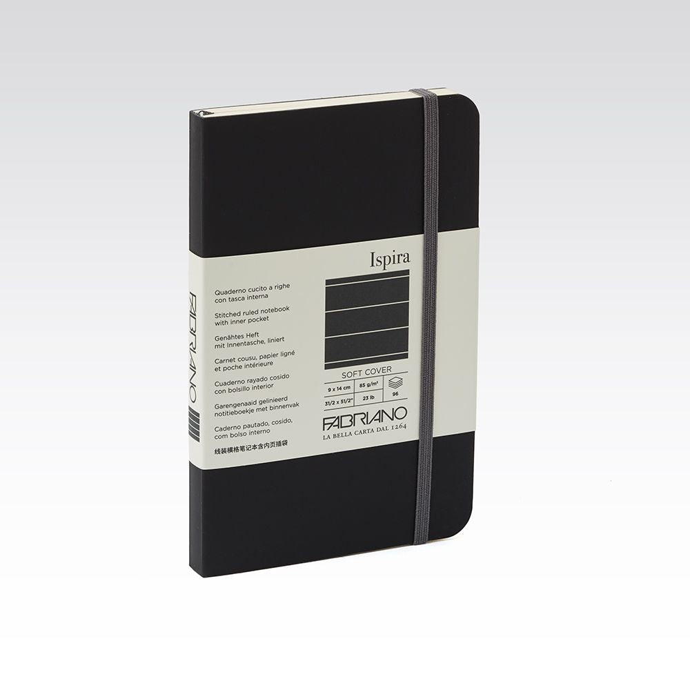 Fabriano Ispira Soft Cover 85gsm Lined 9x14cm Notebooks