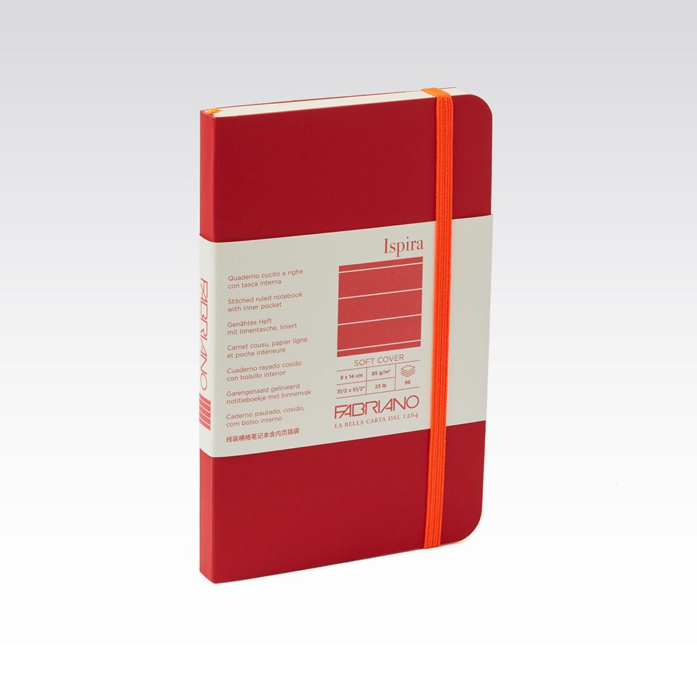 Fabriano Ispira Soft Cover 85gsm Lined 9x14cm Notebooks