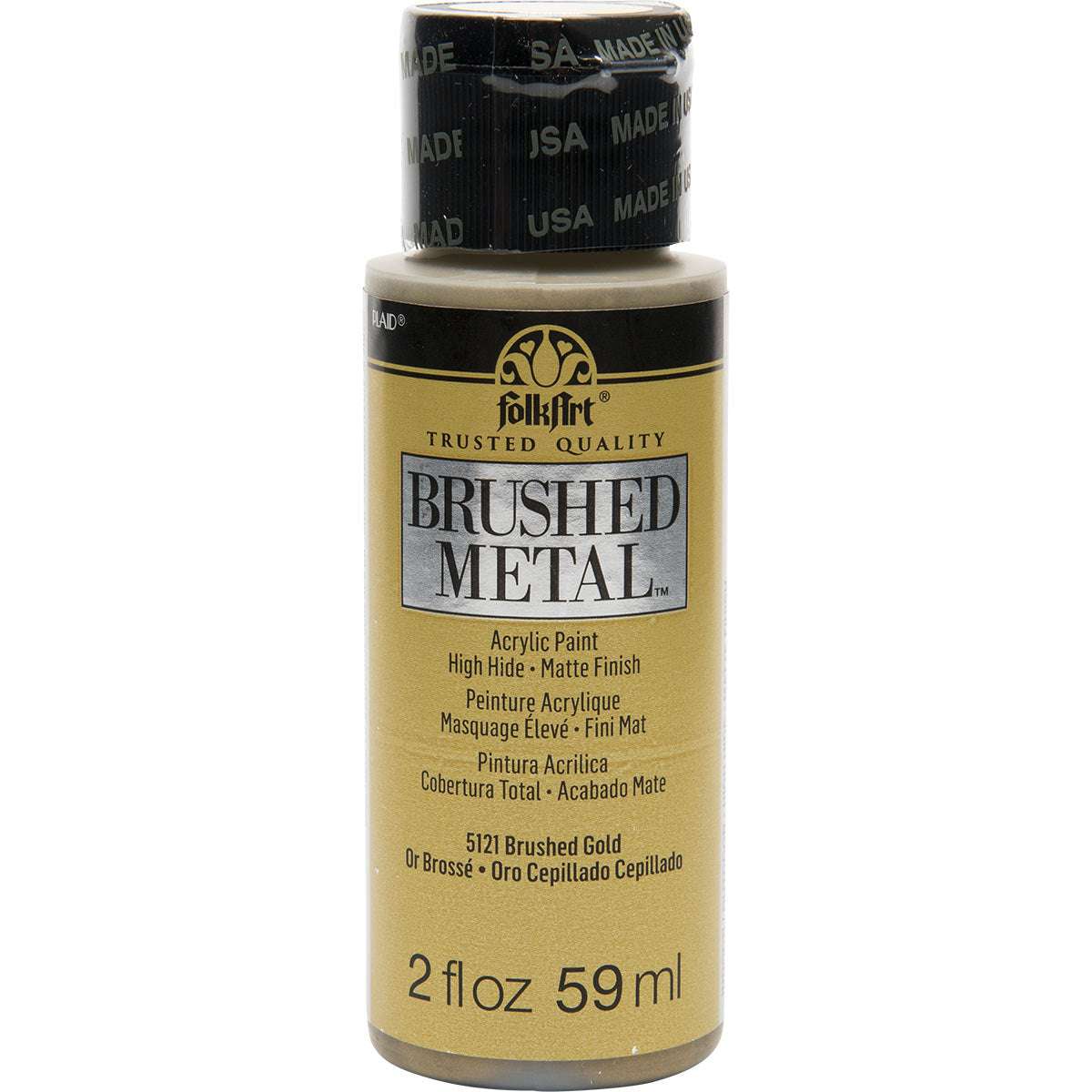 FolkArt Brushed Metal Acrylic Paints 59ml