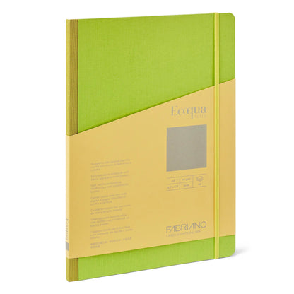 Fabriano Ecoqua Plus Fabric 90gsm Blank Lime Notebooks