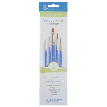 Princeton Select Artiste Brush Set No. 15 - Set of 5