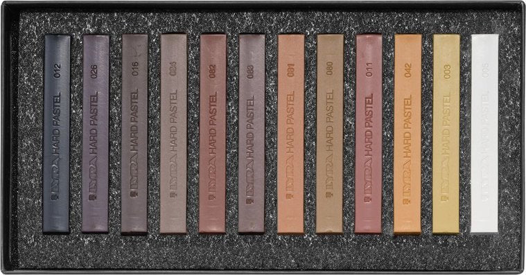 Lyra Square Pastels Brown Tones Set of 12