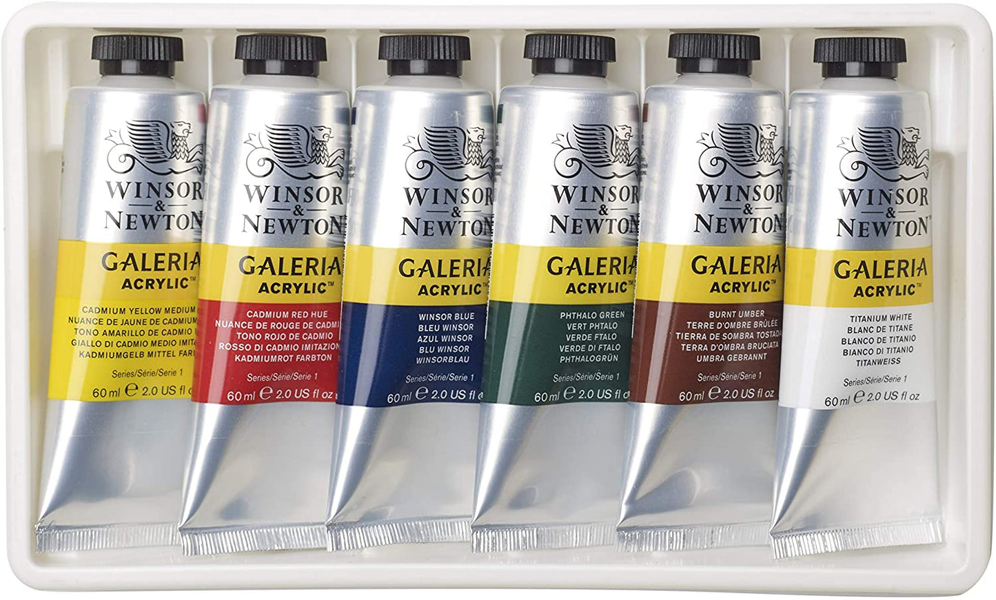 Winsor & Newton Galeria 60ml Acrylic Paints Set of 6