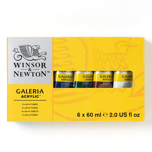 Winsor & Newton Galeria 60ml Acrylic Paints Set of 6