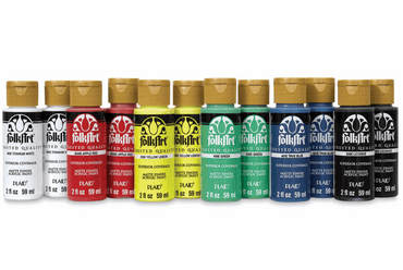 FolkArt Acrylic 59ml Classic Paints - Set Of 12