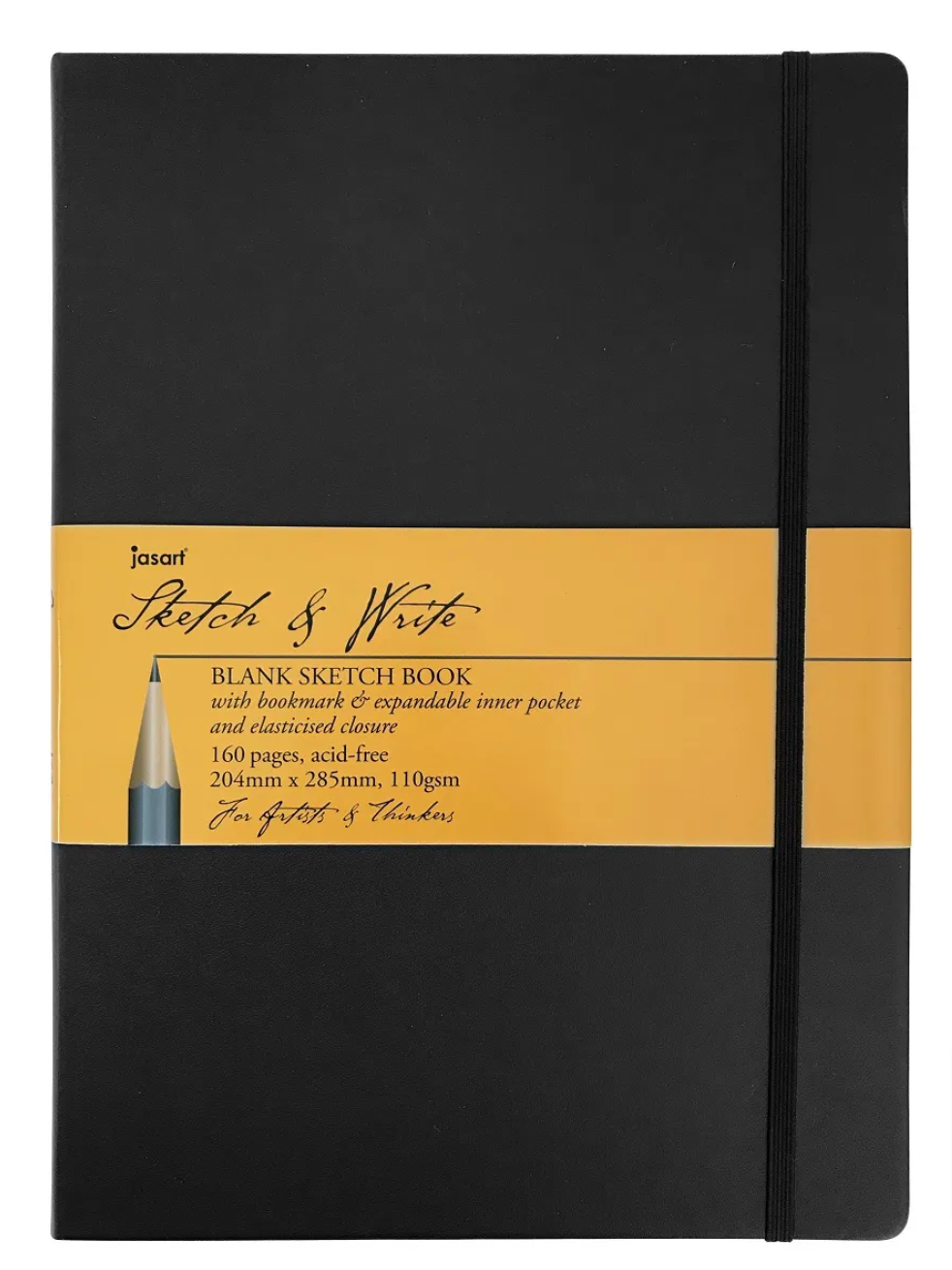 Jasart Sketch & Write Blank 110gsm 160 Pages Notebooks