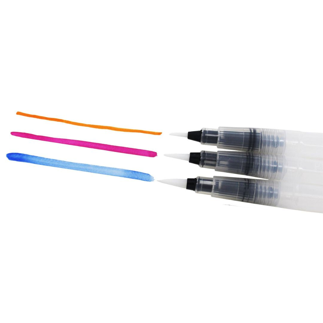 Jasart Aqua Brush Pens Set Of 3