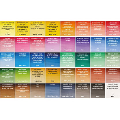 Winsor & Newton Cotman Watercolour Half Pan Paints Studio Set Of 45