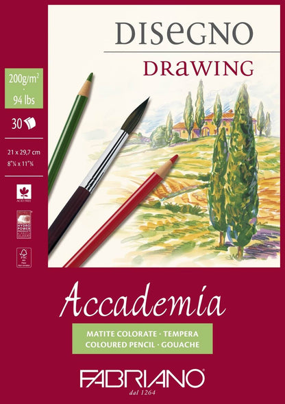 Fabriano Accademia 200gsm 30 Sheet Sketch Pads