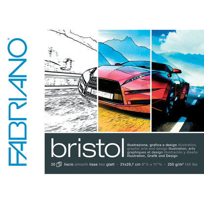 Fabriano Bristol 250gsm 20 Sheet Pads