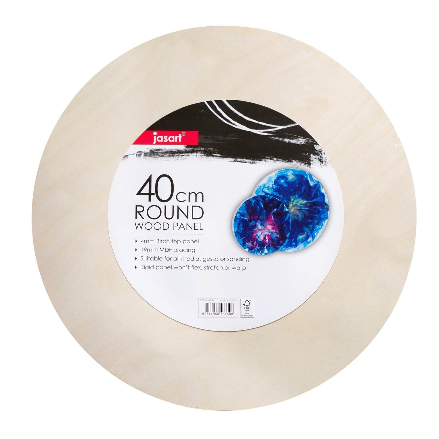 Jasart Round Wood Panels