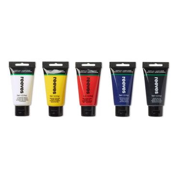 Reeves 75ml Acrylic Paints Set Of 5