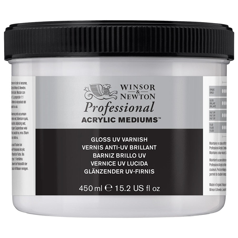 Winsor & Newton Professional UV Varnish Gloss Acrylic Mediums