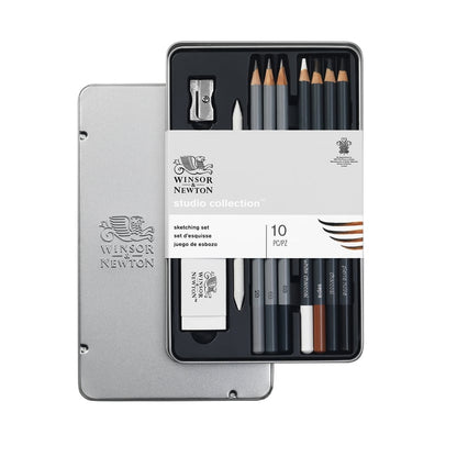 Winsor & Newton Studio Sketching Pencils Set of 10