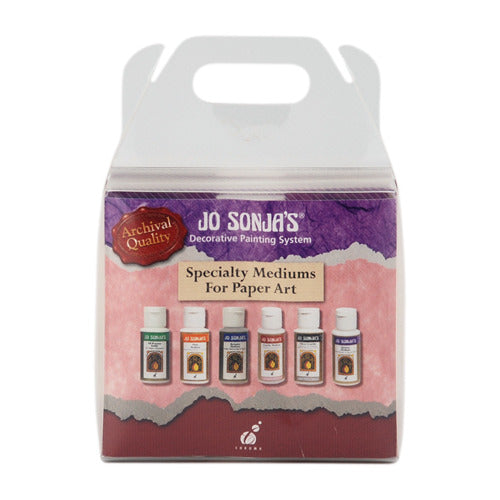 Jo Sonja Specialty Mediums For Paper Art 6x60ml