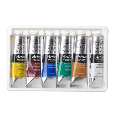 Winsor & Newton Artisan Water Mixable Oil Colour Paints 37ml Beginners Set of 6
