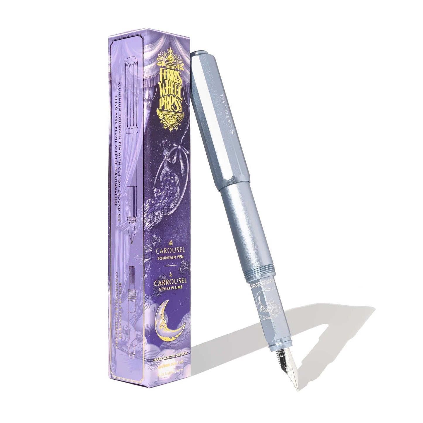Ferris Wheel Press Harlequin Dream Aluminium Carousel Fountain Pens